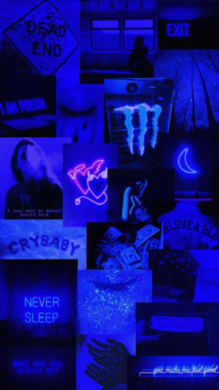 Dark Blue Aesthetic iPhone Wallpaper Top Best