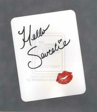 Hello Sweetie Doctor Who Card By Wildemoon