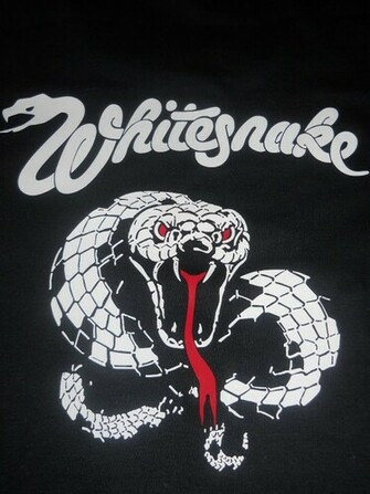 Whitesnake Logo Karmald Remeras