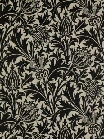 Sanderson William Morris Wallpaper Thistle Dmowth103 Linen Jpg