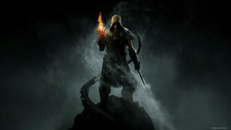 Fire Mage Dragonborn Warlock Wallpaper And Image