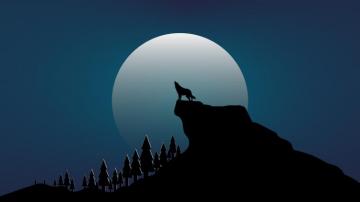 Wallpaper HD 4k 8k Wolf Howling