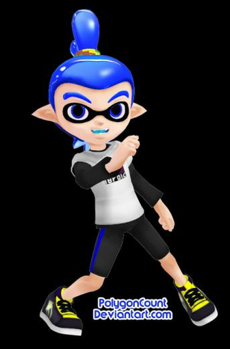 Inkling Boy Model By Polygoncount