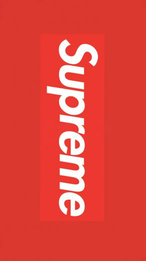 Supreme iPhone X Wallpaper Top