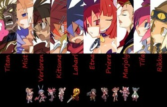 Disgaea Team Wallpaper By Legendarymercenary