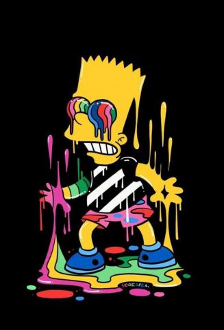 iPhone Simpsons High Wallpaper