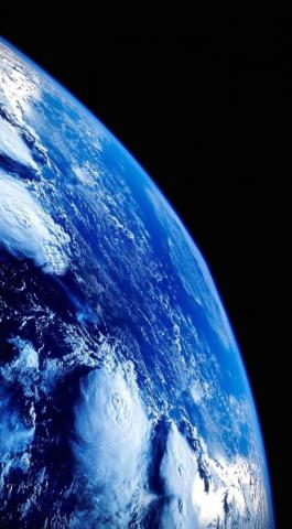 Spinning Earth iPhone Wallpaper
