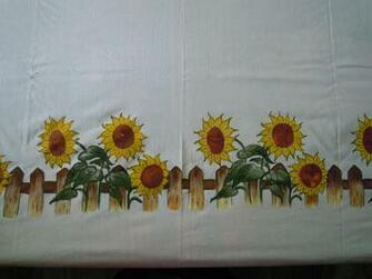 Craft Painting On Bed Sheets