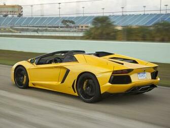 Lamborghini Aventador Lp700 Roadster Yellow Supercar Wallpaper