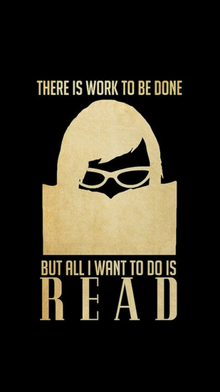 Read Go A Book Lockscreen Homescreen Geek Wallpaper iPhone