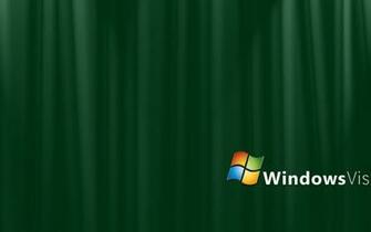 Green Silk Windows Vista Wallpaper