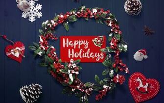 Merry Christmas Decorations Happy