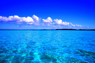 Horizon Blue Sky Turquoise Caribbean Sea Nature Ocean HD Wallpaper