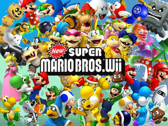 New Super Mario Bros Wii Wallpaper Descargar