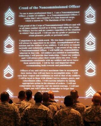 Nco Creed Ncos Recite The Of