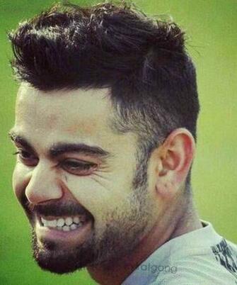 Virat Kohli Hairstyle HD Photos Cheeku Anushka