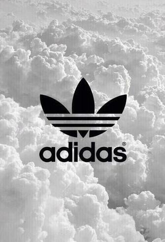 Adidas B W Black Logo Minimal Water Weheartit White