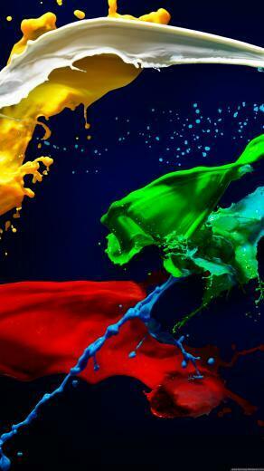 Google Nexus Wallpaper Quad HD Color Splash