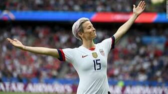 Megan Rapinoe Struck An Epic Pose After Scoring Against France In
