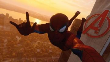 Wallpaper 4k Spiderman Taking Selfie Of Avengers Tower