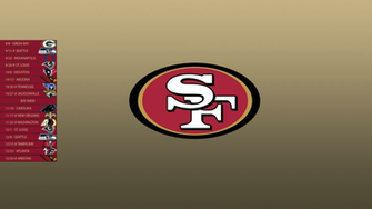 San Francisco 49ers Schedule Wallpaper By Sevenwithat On