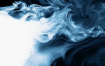 Blue Smoke Texture Background