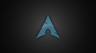 Black Background Linux Arch Wallpaper