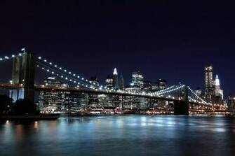 Brooklyn Bridge New York City Night