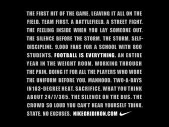Football Nike American Advertisement Wallpaper