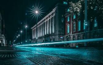 Wallpaper Lights Light Street Night City Long Exposure Image