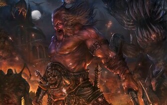 Diablo Drawing Dark Fantasy Warrior Warriors Wallpaper Background