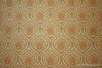 S Vintage Wallpaper Brown And Yellow Damask