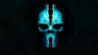 Split Skull Wallpaper Myspace Background