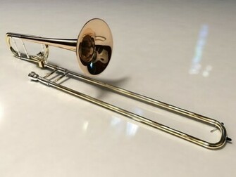 Cool 3d Wallpaper HD Desktop Trombone