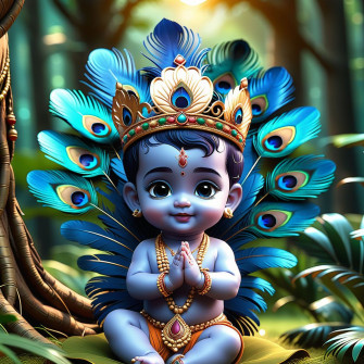 Little Krishna Wallpaper