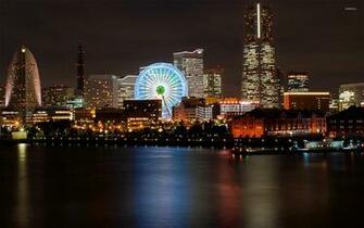 Yokohama At Night Wallpaper World