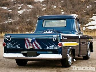 Truckin Desktop Wallpaper Issue Chevy Apache Photo