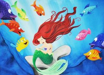 Cute Little Mermaid Wallpaper For Desktop