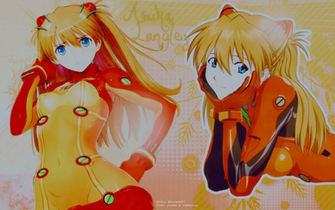 Asuka Langley Soryu Wallpaper Orange By Meikiyu