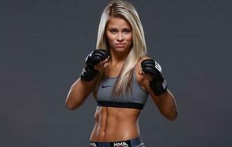 Wallpaper Girl Blonde Fighter Beauty Nike Mma Ufc