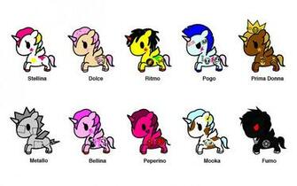 Toys Statues Tokidoki Unicorno Mini Coloring S Printable