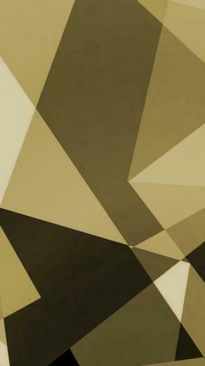 Gold Shapes iPhone Wallpaper