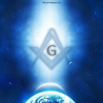 Blue Space Square Compass Wallpaper