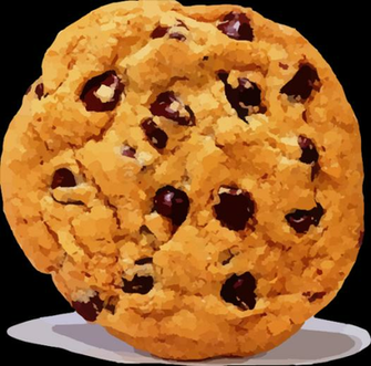 Chocolate Chip Cookie White Background Clip Art At Clker Vector