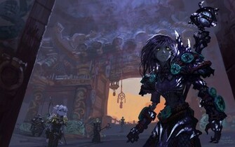 Wallpaper World Of Warcraft Purple Fantasy Art Artwork Warlock