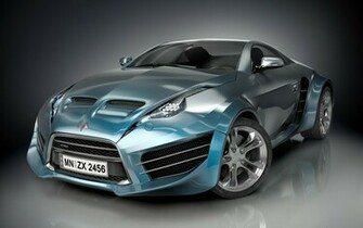 Futuristic Hybrid Supercar Concept Wallpaper
