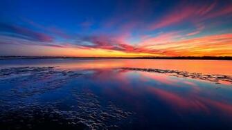 Stunning Sunset Colorful 1080p Wallpaper Imgprix