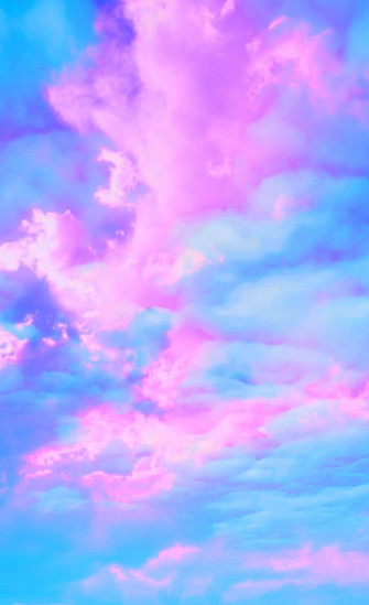 Colorful Wallpaper With Pink And Blue Clouds