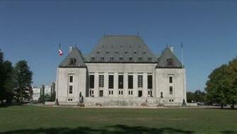 Canada Circa October Wide Shot Of The Canadian Supreme