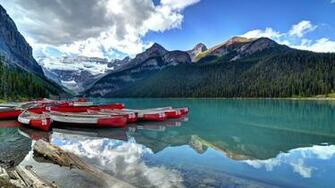 Lake Louise HD Wallpaper Background Image